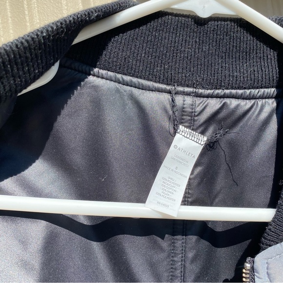 Athleta Reflective Reversible Bomber Jacket - Picture 5 of 11